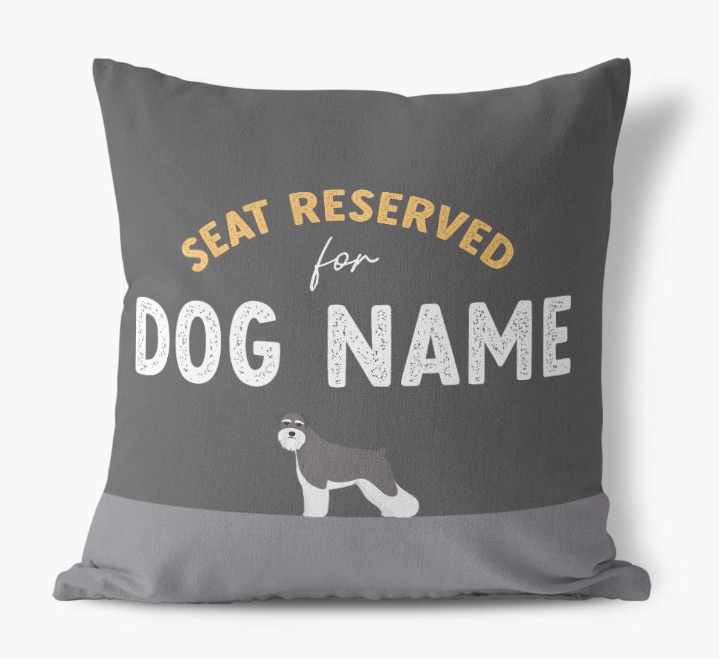 Reserved For: Personalized {breedFullName} Canvas Pillow