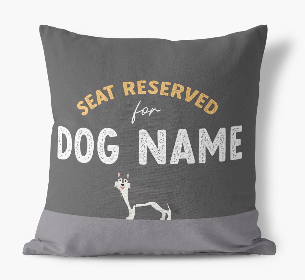 Reserved For: Personalized {breedFullName} Canvas Pillow