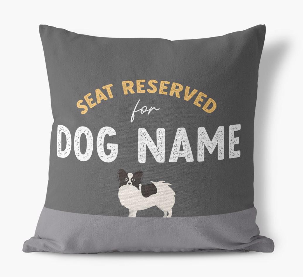 Reserved For: Personalized {breedFullName} Canvas Pillow