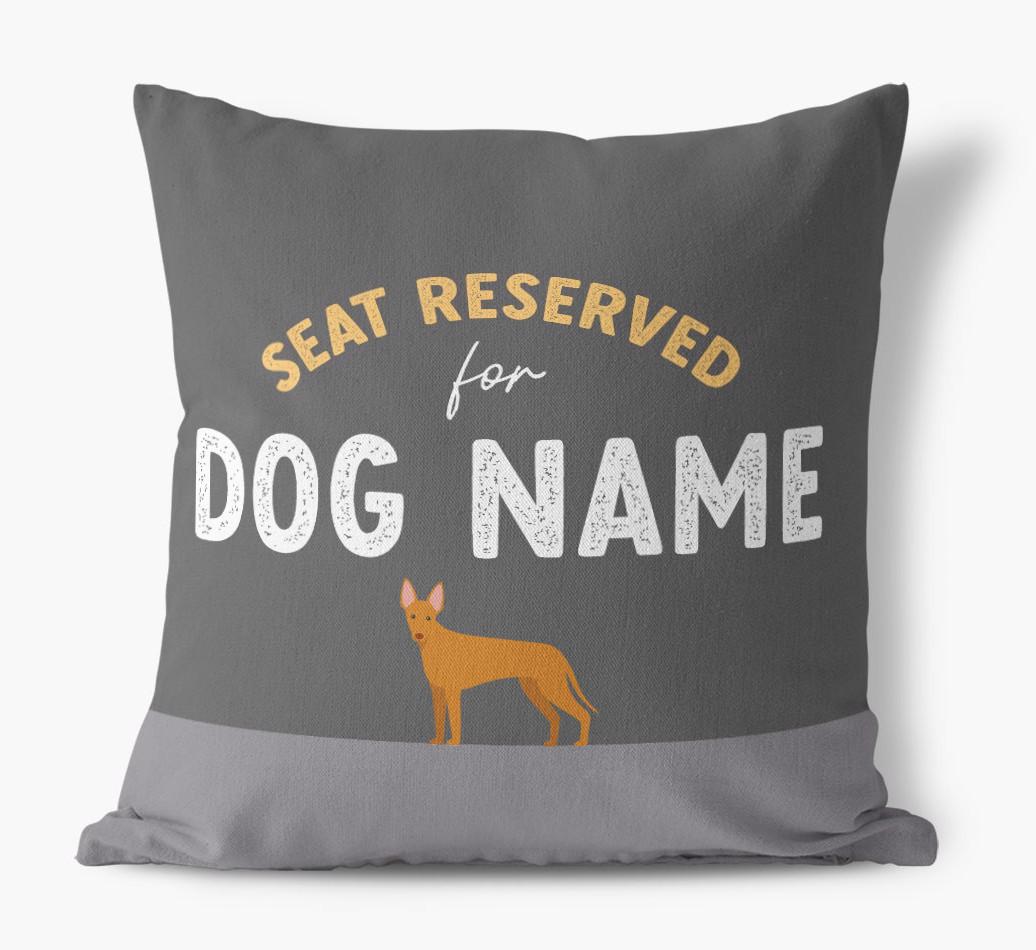 Reserved For: Personalised {breedFullName} Canvas Cushion
