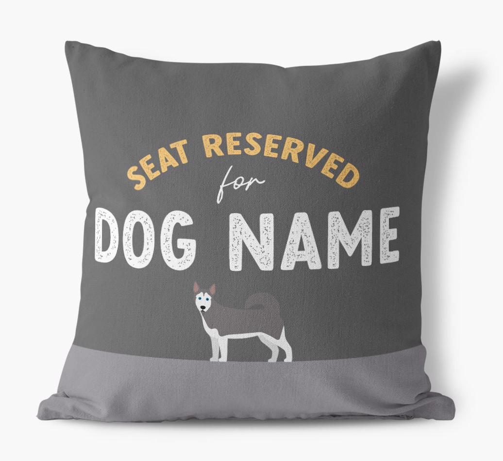Reserved For: Personalized {breedFullName} Canvas Pillow