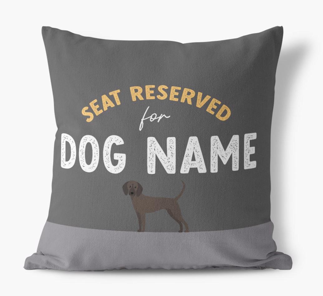 Reserved For: Personalized {breedFullName} Canvas Pillow
