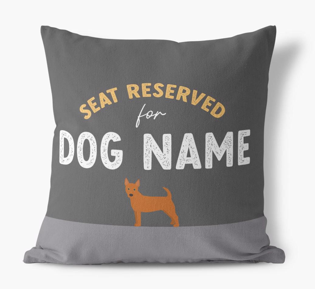 Reserved For: Personalized {breedFullName} Canvas Pillow
