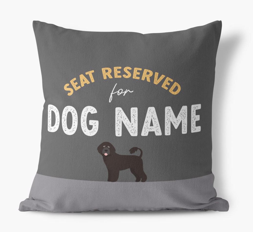 Reserved For: Personalized {breedFullName} Canvas Pillow