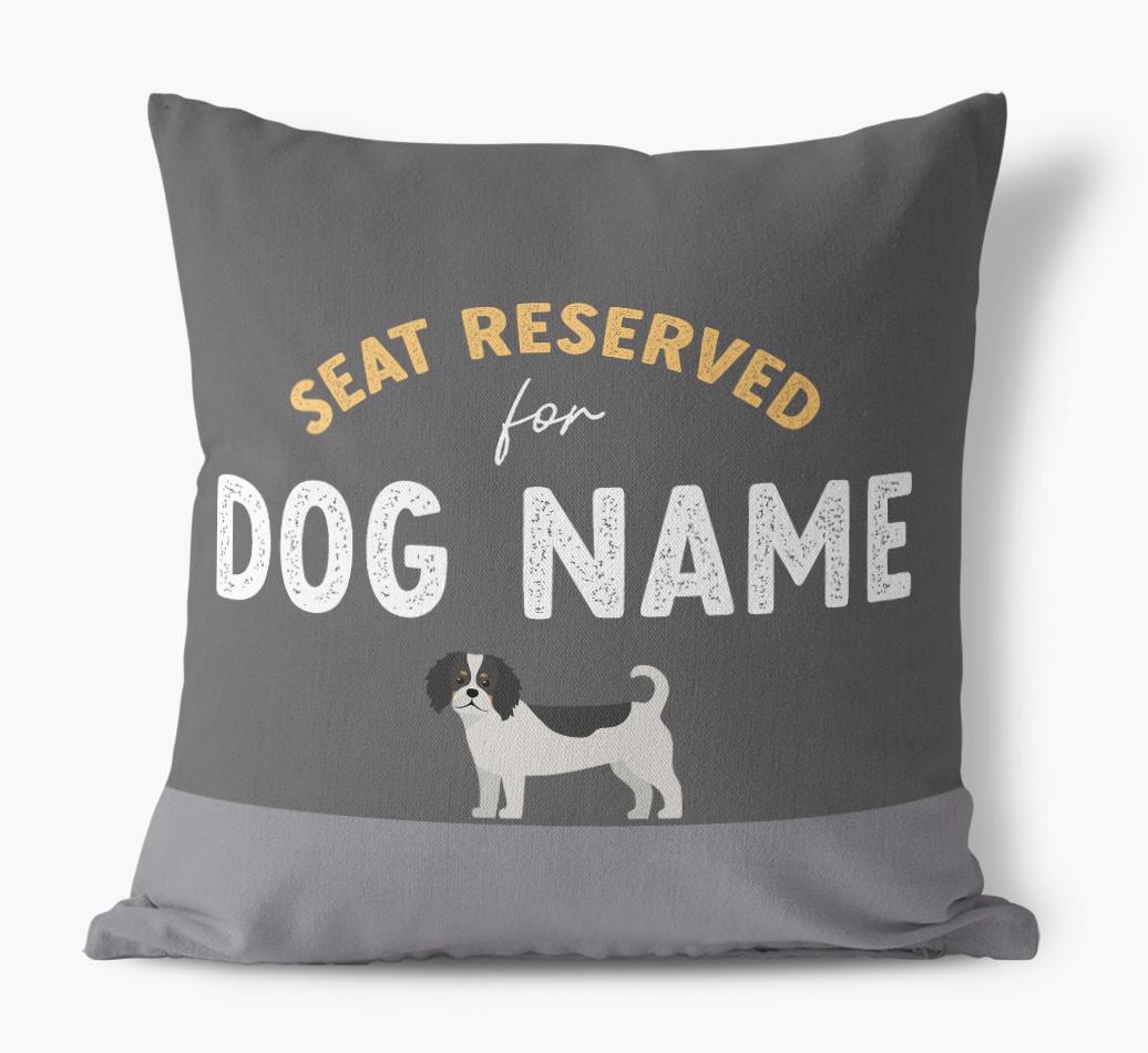 Reserved For: Personalized {breedFullName} Canvas Pillow