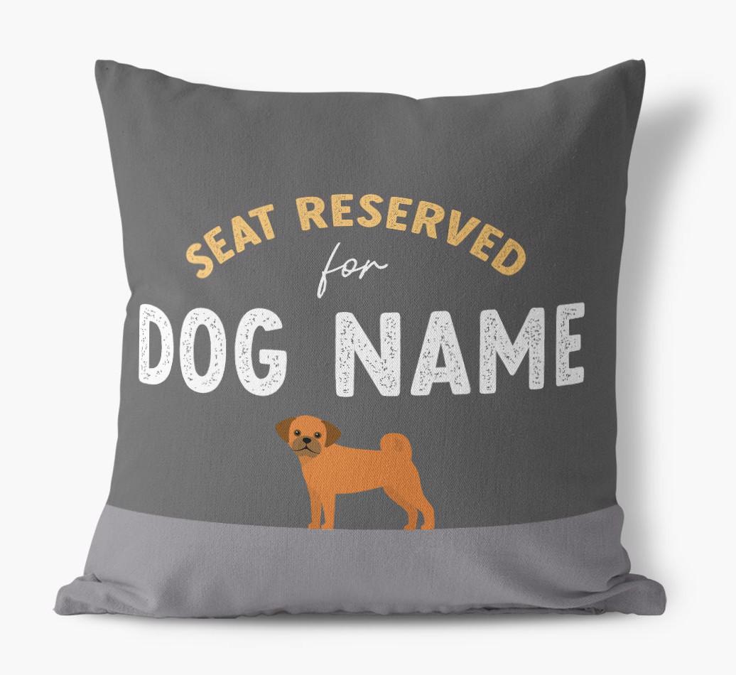 Reserved For: Personalized {breedFullName} Canvas Pillow