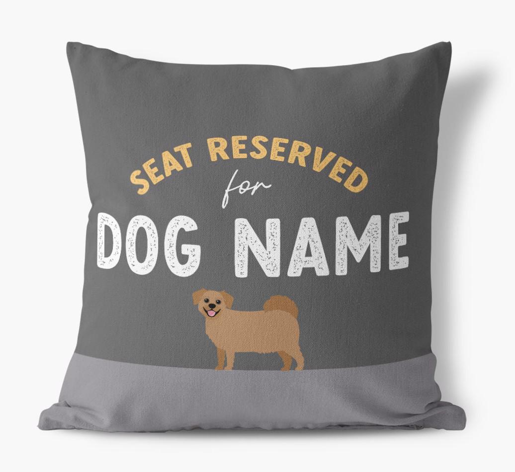 Reserved For: Personalized {breedFullName} Canvas Pillow