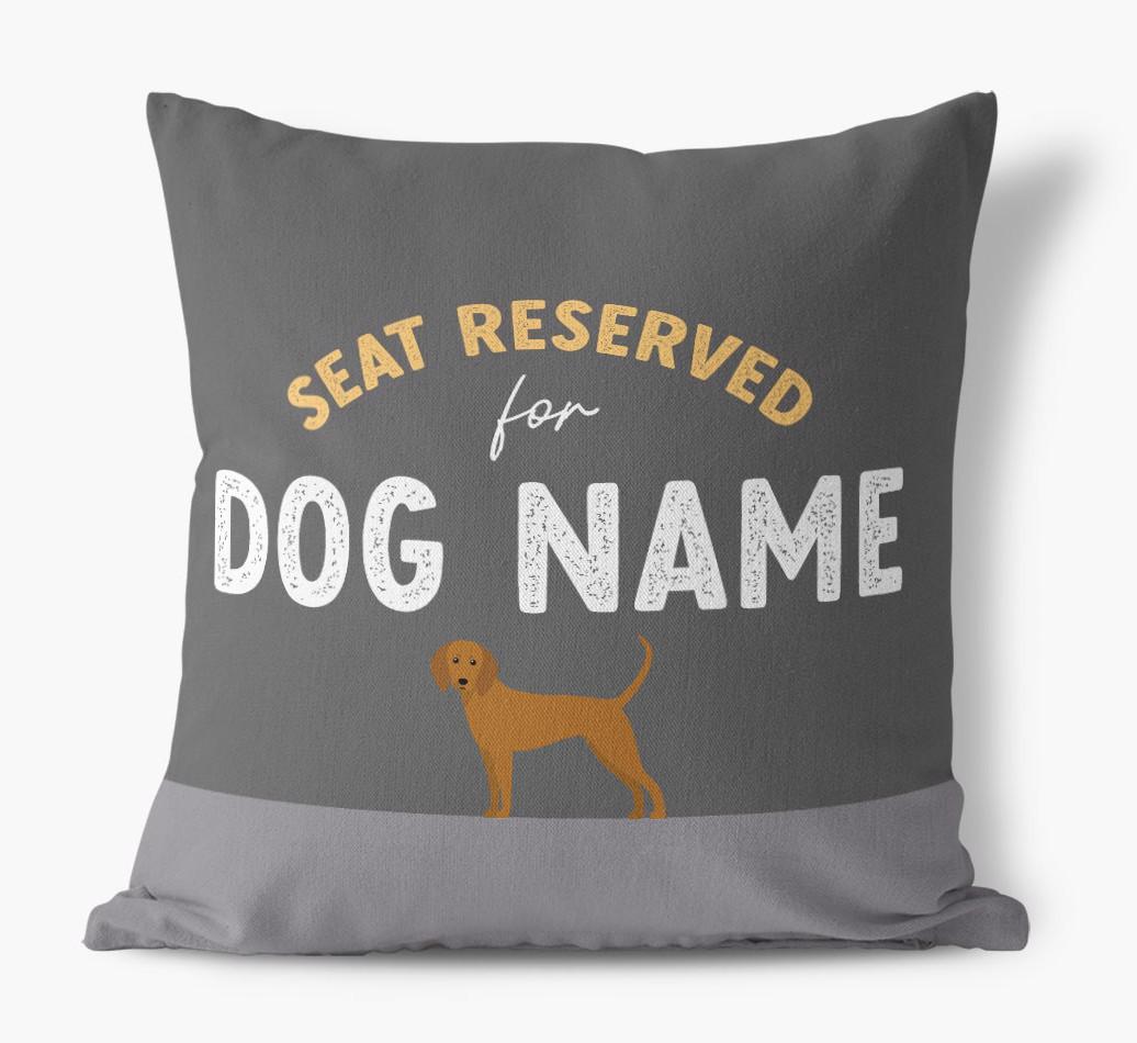 Reserved For: Personalized {breedFullName} Canvas Pillow