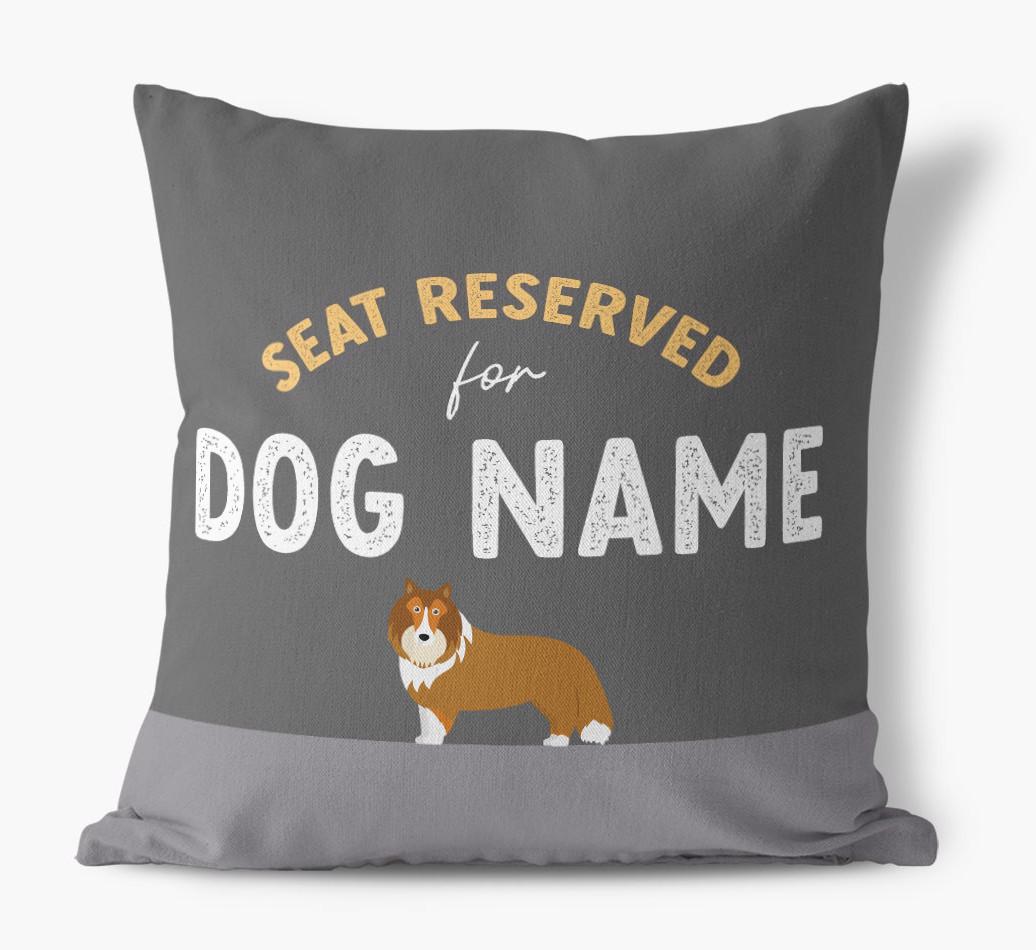 Reserved For: Personalized {breedFullName} Canvas Pillow
