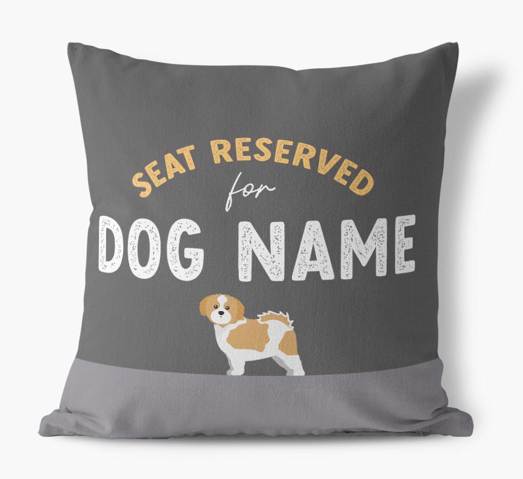 Reserved For: Personalized {breedFullName} Canvas Pillow