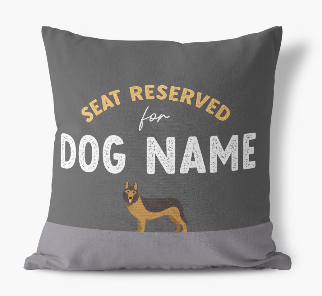 Reserved For: Personalized {breedFullName} Canvas Pillow