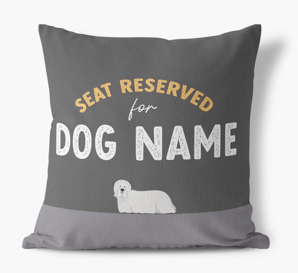 Reserved For: Personalized {breedFullName} Canvas Pillow