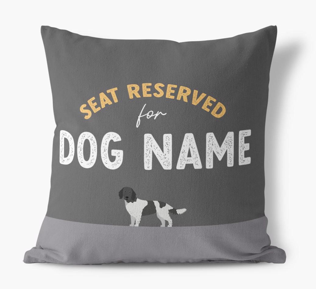 Reserved For: Personalized {breedFullName} Canvas Pillow
