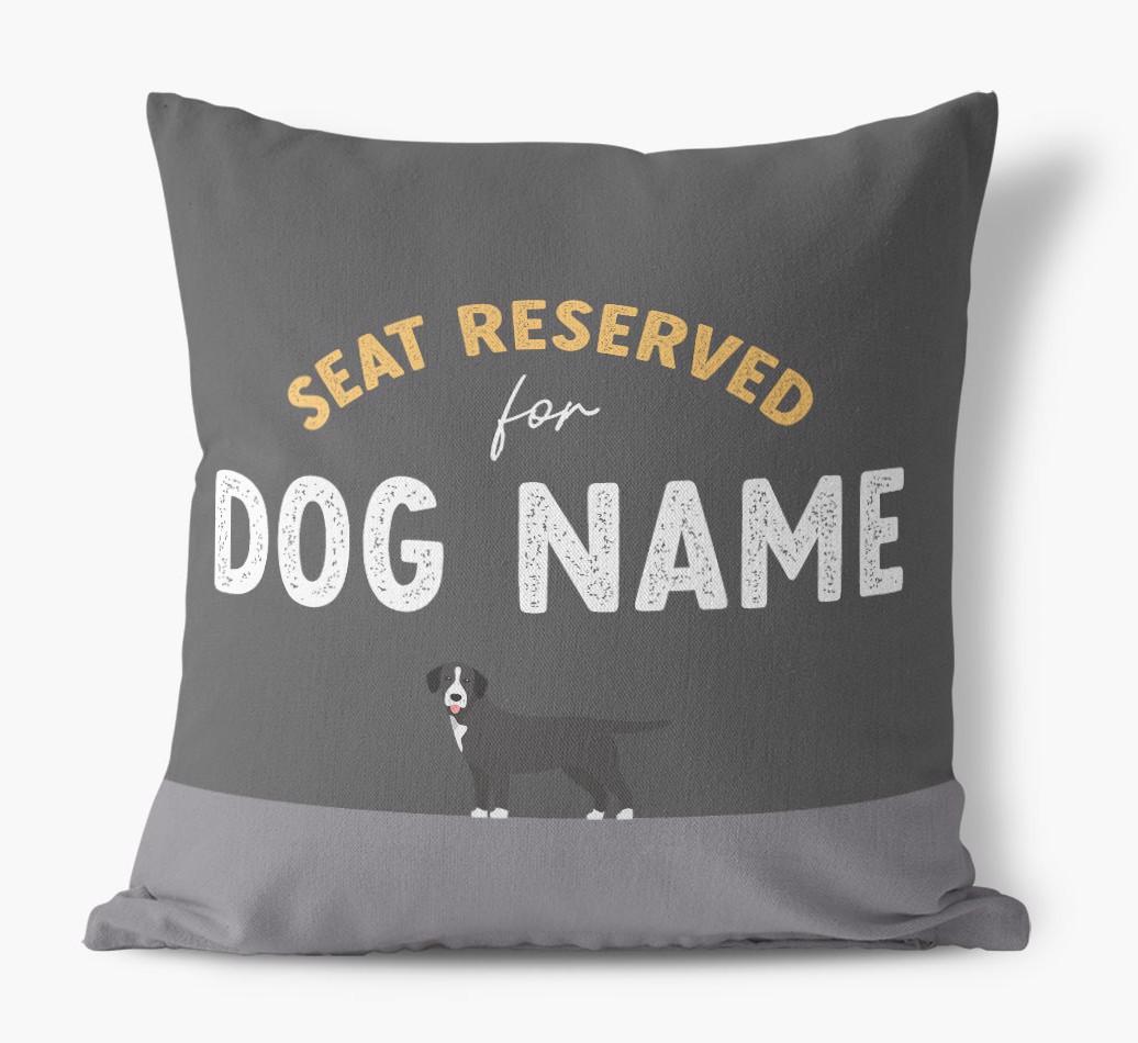 Reserved For: Personalized {breedFullName} Canvas Pillow