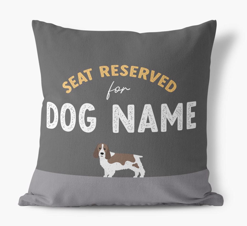 Reserved For: Personalized {breedFullName} Canvas Pillow