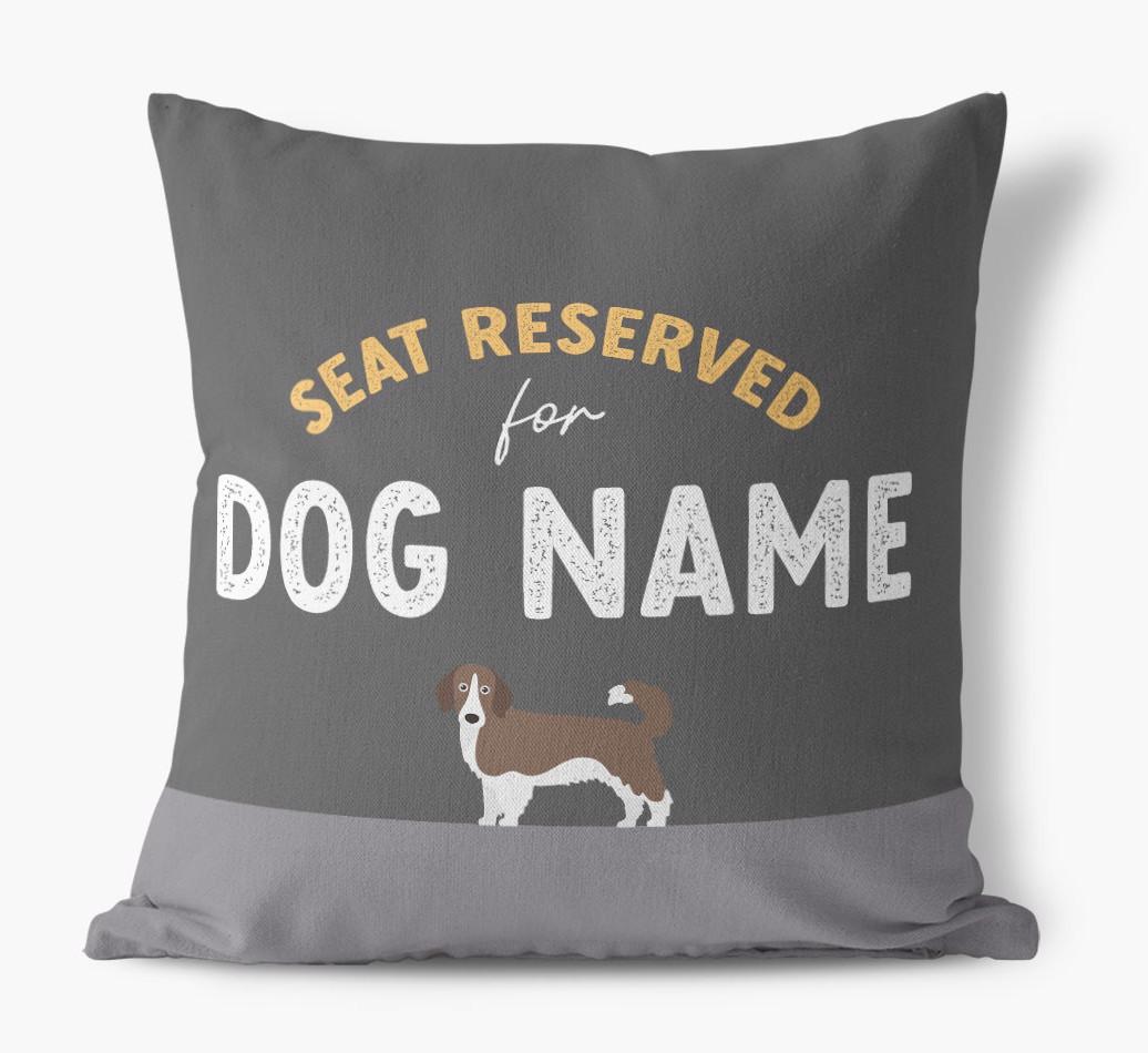 Reserved For: Personalized {breedFullName} Canvas Pillow