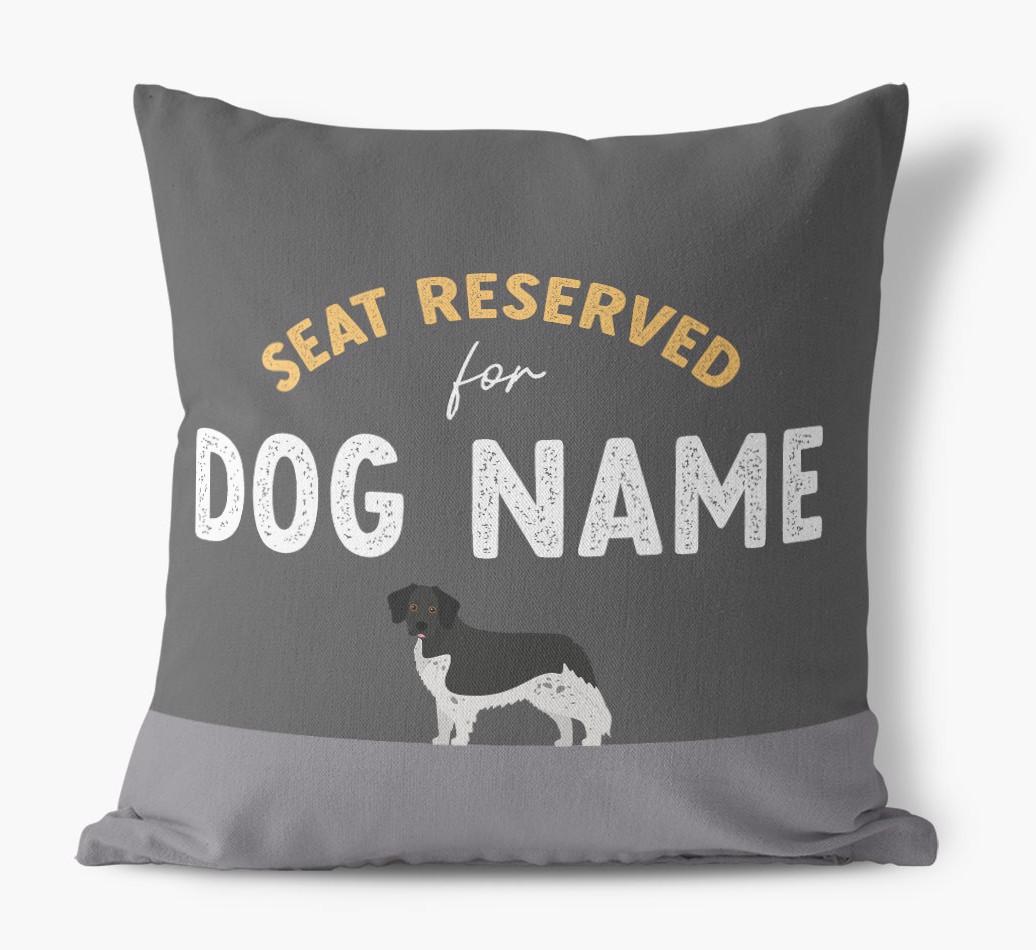 Reserved For: Personalized {breedFullName} Canvas Pillow