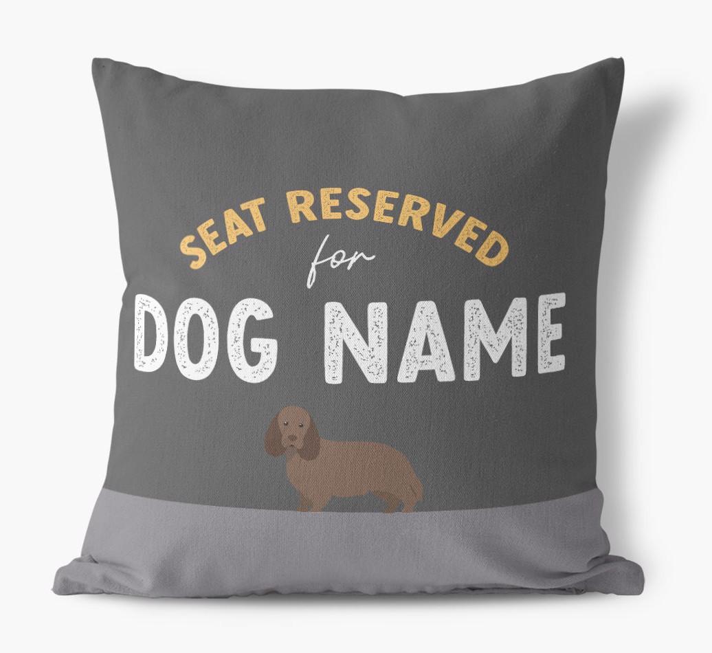Reserved For: Personalized {breedFullName} Canvas Pillow