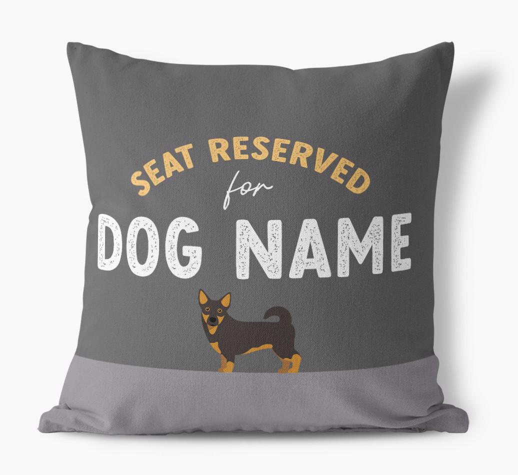 Reserved For: Personalized {breedFullName} Canvas Pillow
