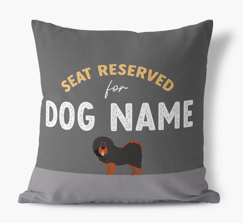 Reserved For: Personalized {breedFullName} Canvas Pillow