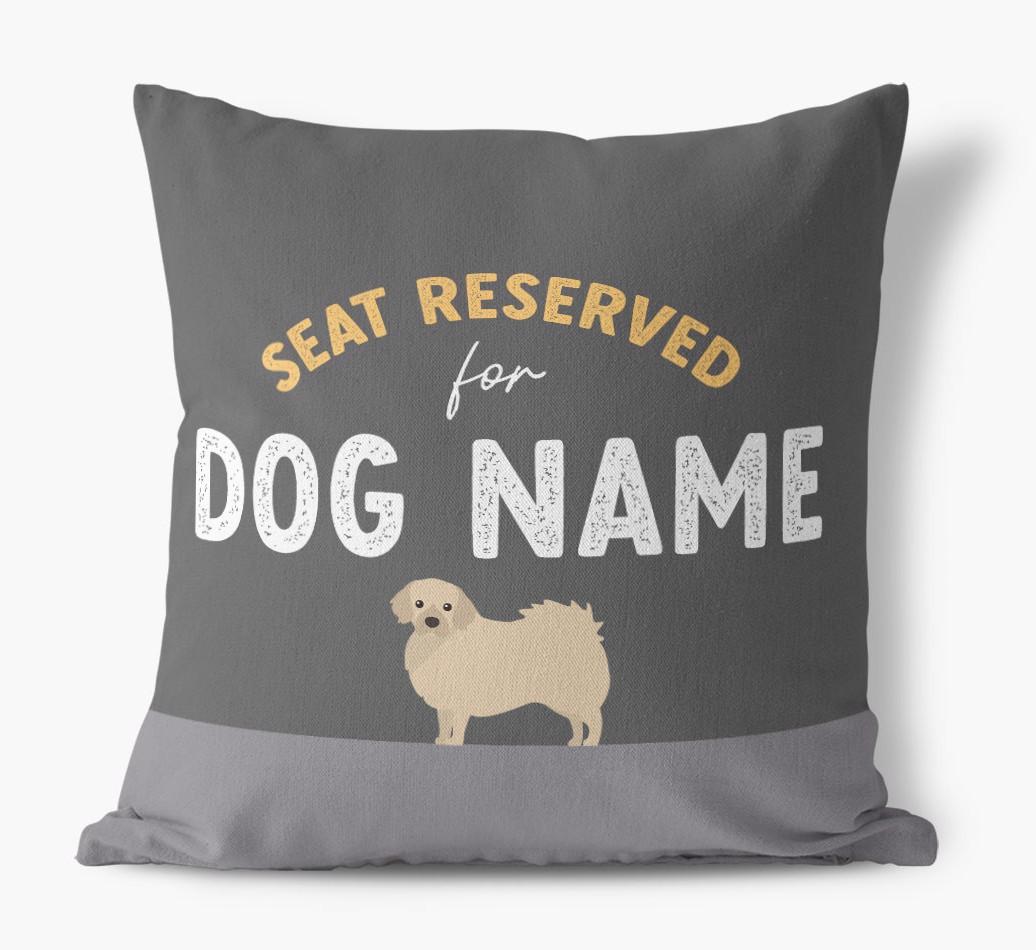 Reserved For: Personalized {breedFullName} Canvas Pillow