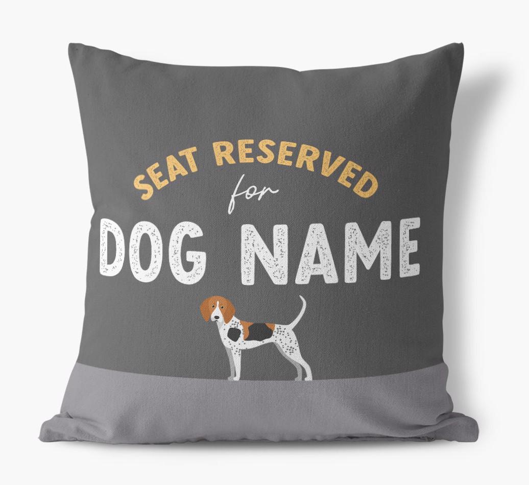 Reserved For: Personalized {breedFullName} Canvas Pillow