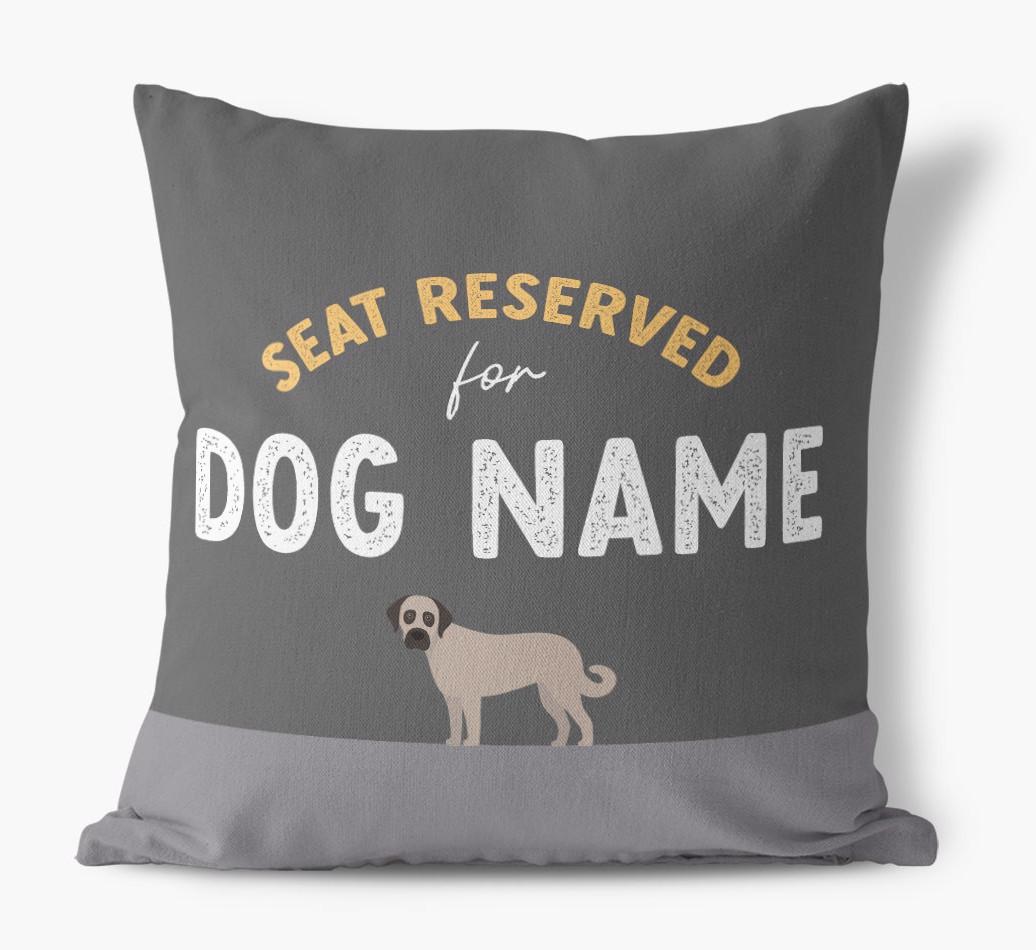 Reserved For: Personalized {breedFullName} Canvas Pillow