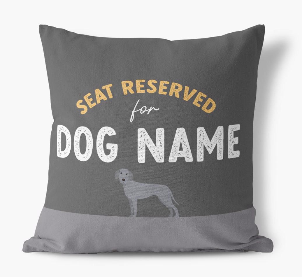 Reserved For: Personalized {breedFullName} Canvas Pillow