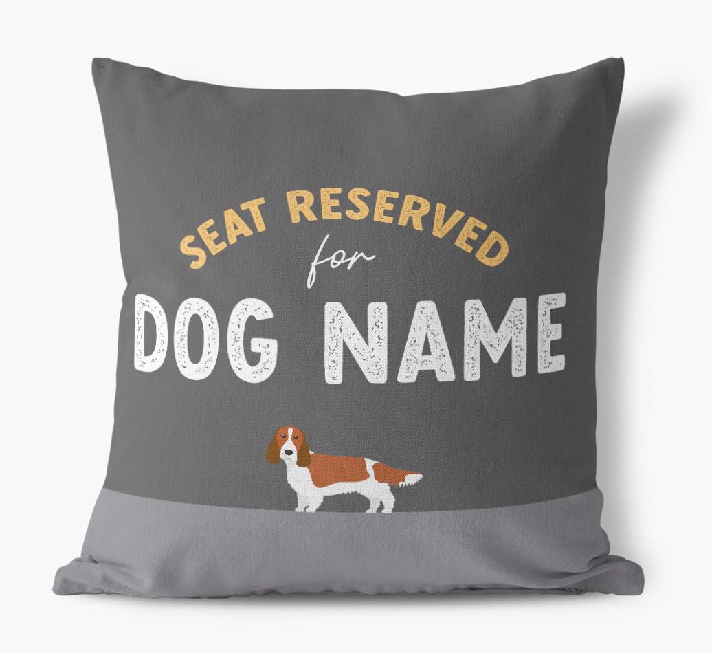 Reserved For: Personalized {breedFullName} Canvas Pillow