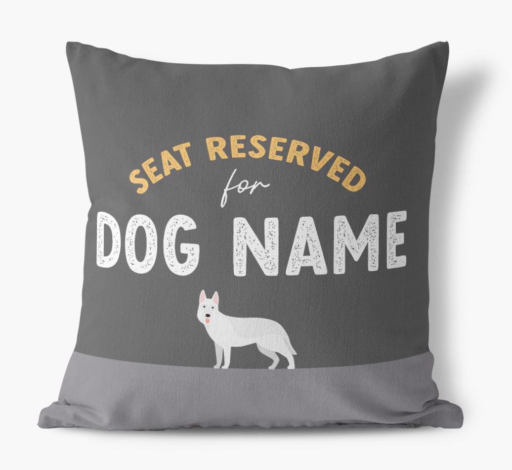 Reserved For: Personalized {breedFullName} Canvas Pillow