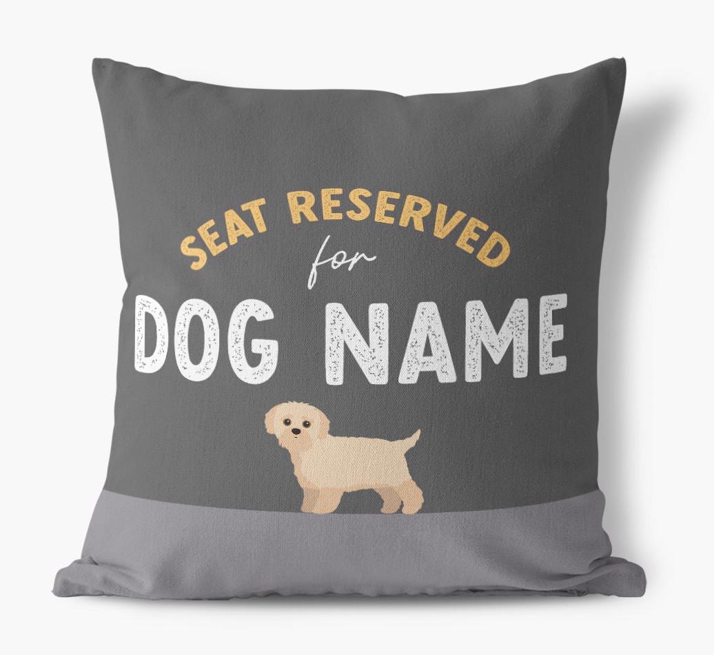 Reserved For: Personalized {breedFullName} Canvas Pillow