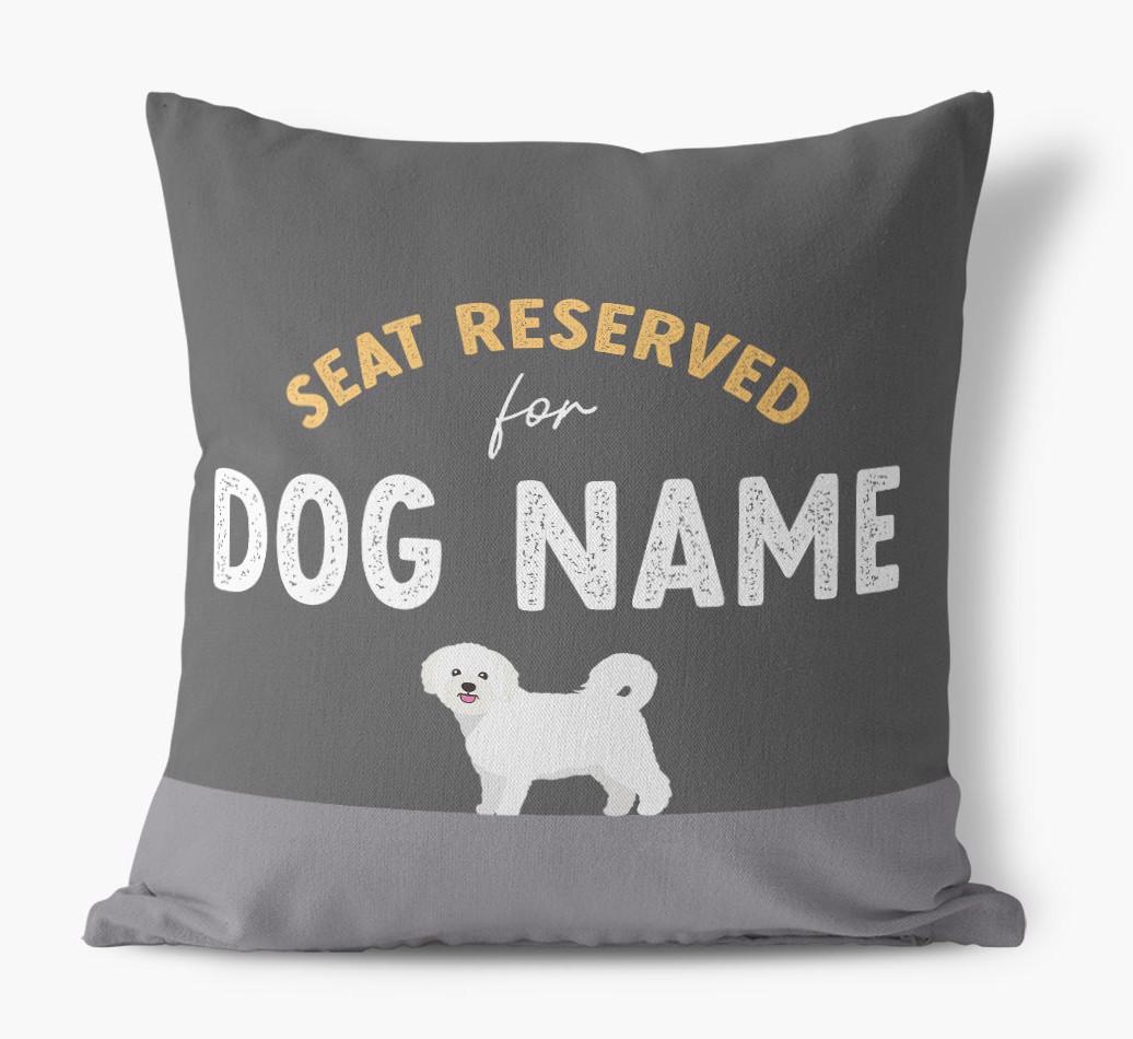 Reserved For: Personalized {breedFullName} Canvas Pillow