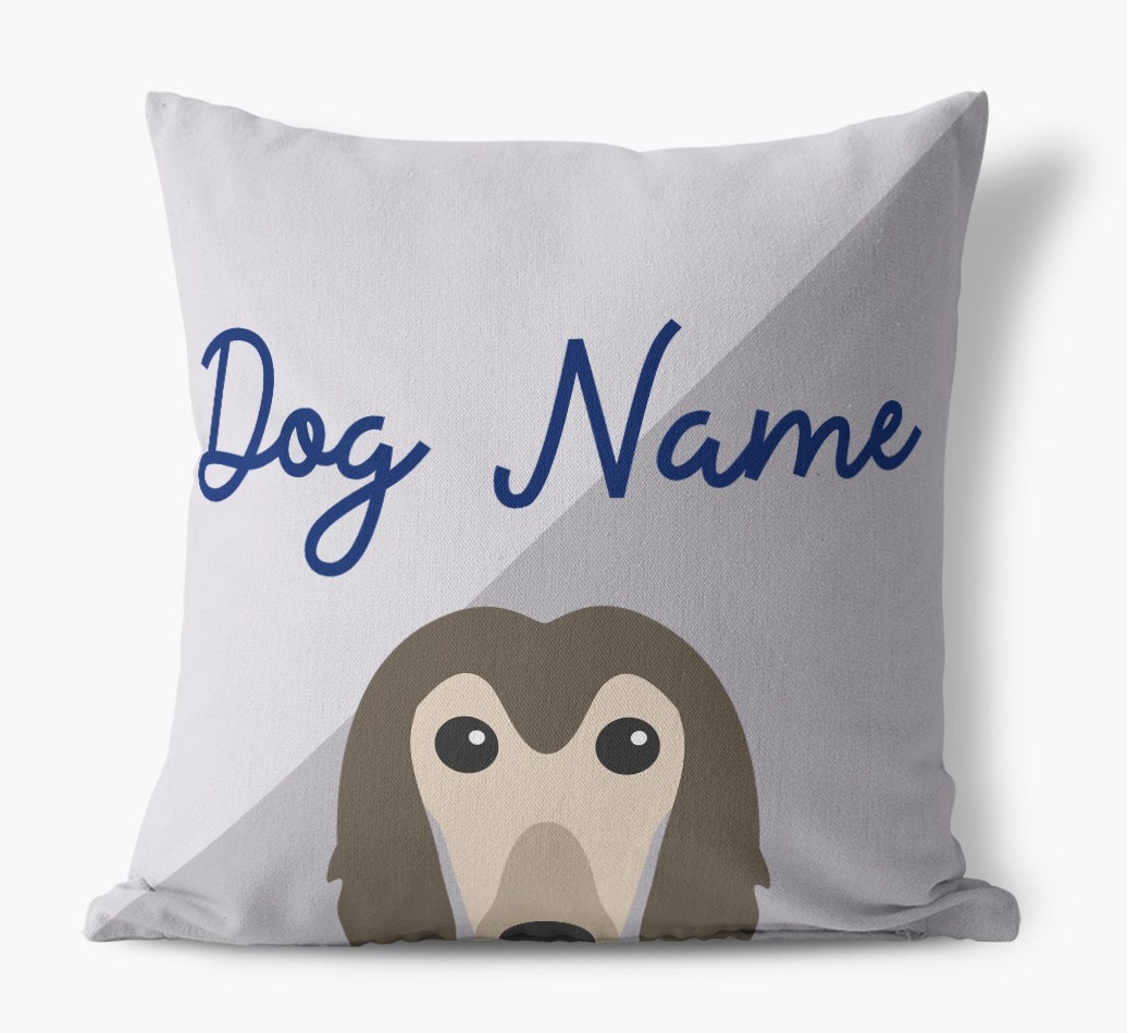 Peeking Name: Personalised {breedFullName} Cushion