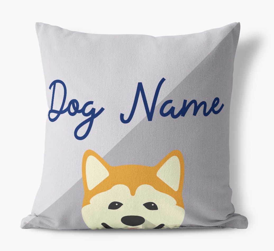 Peeking Name: Personalised {breedFullName} Cushion