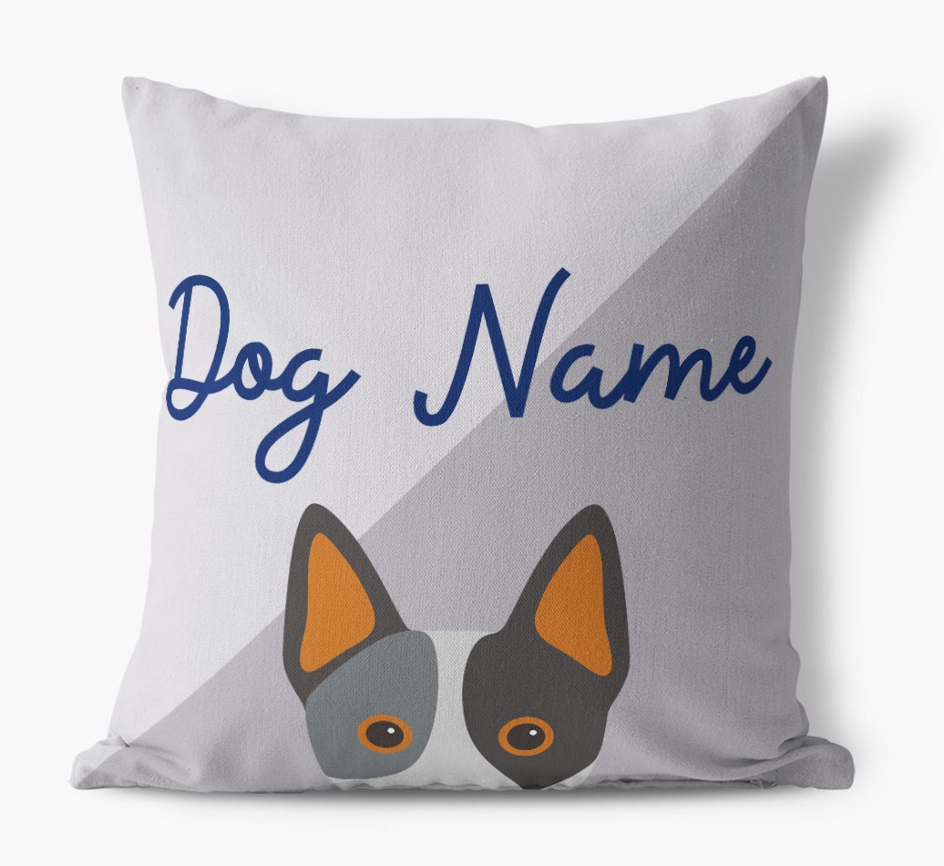Peeking Name: Personalised {breedFullName} Cushion