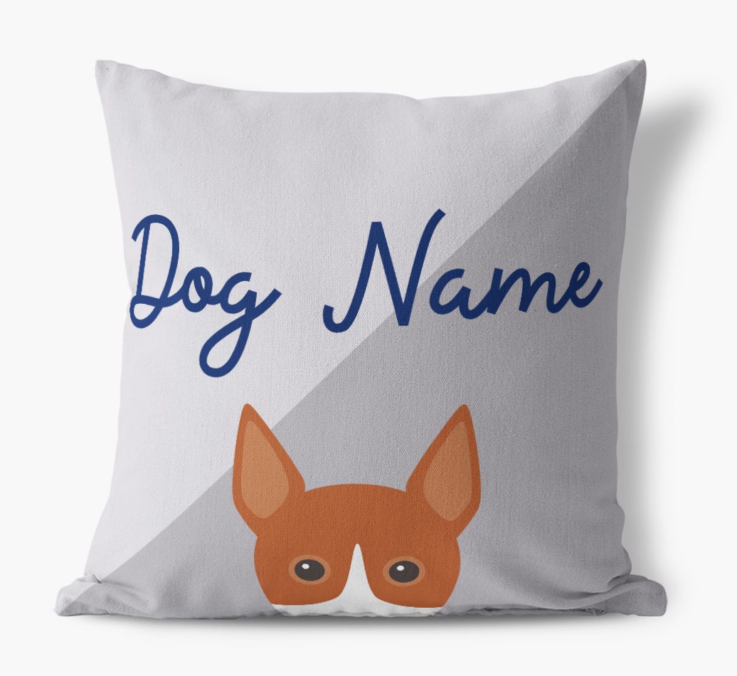Peeking Name: Personalised {breedFullName} Cushion