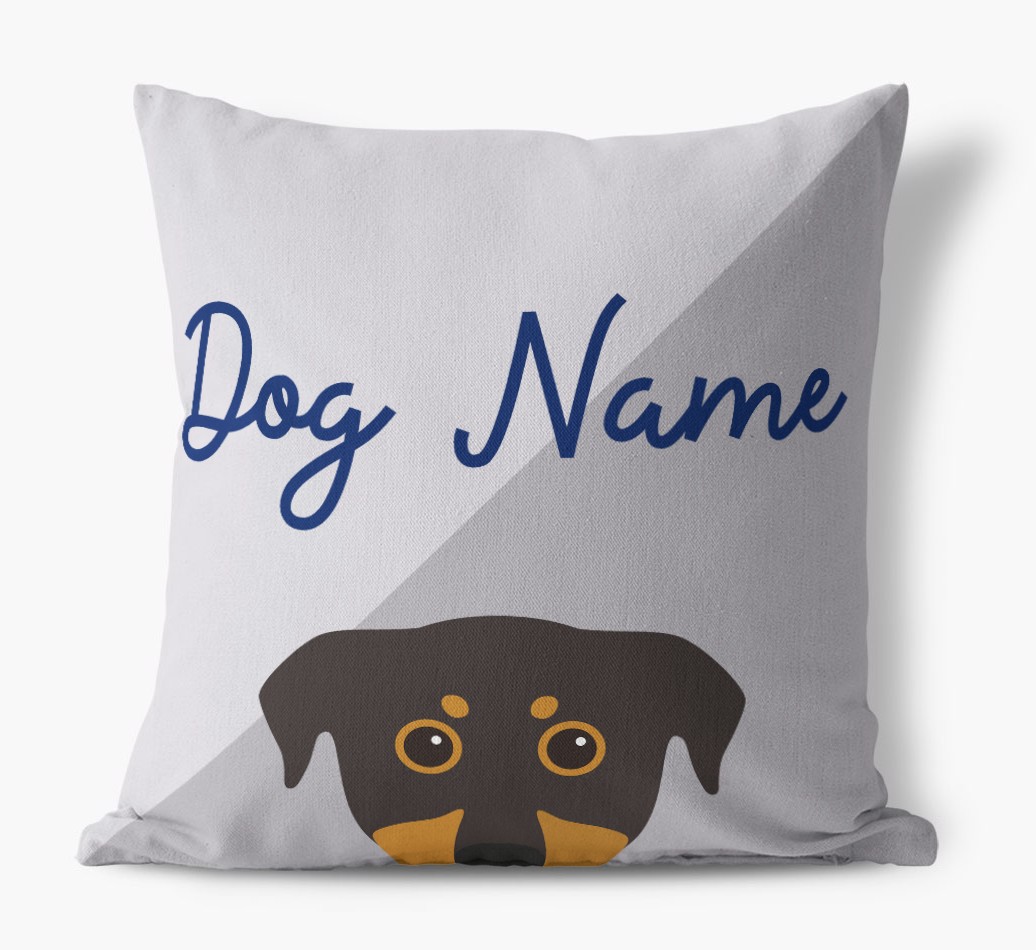 Peeking Name: Personalised {breedFullName} Cushion