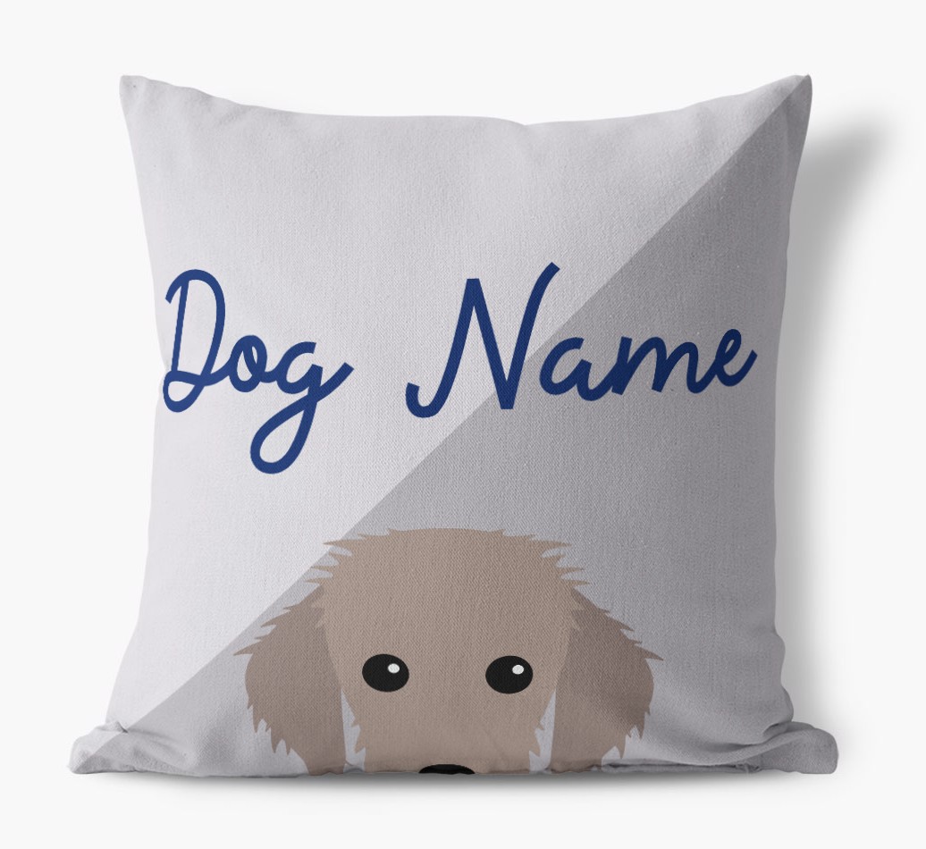 Peeking Name: Personalised {breedFullName} Cushion