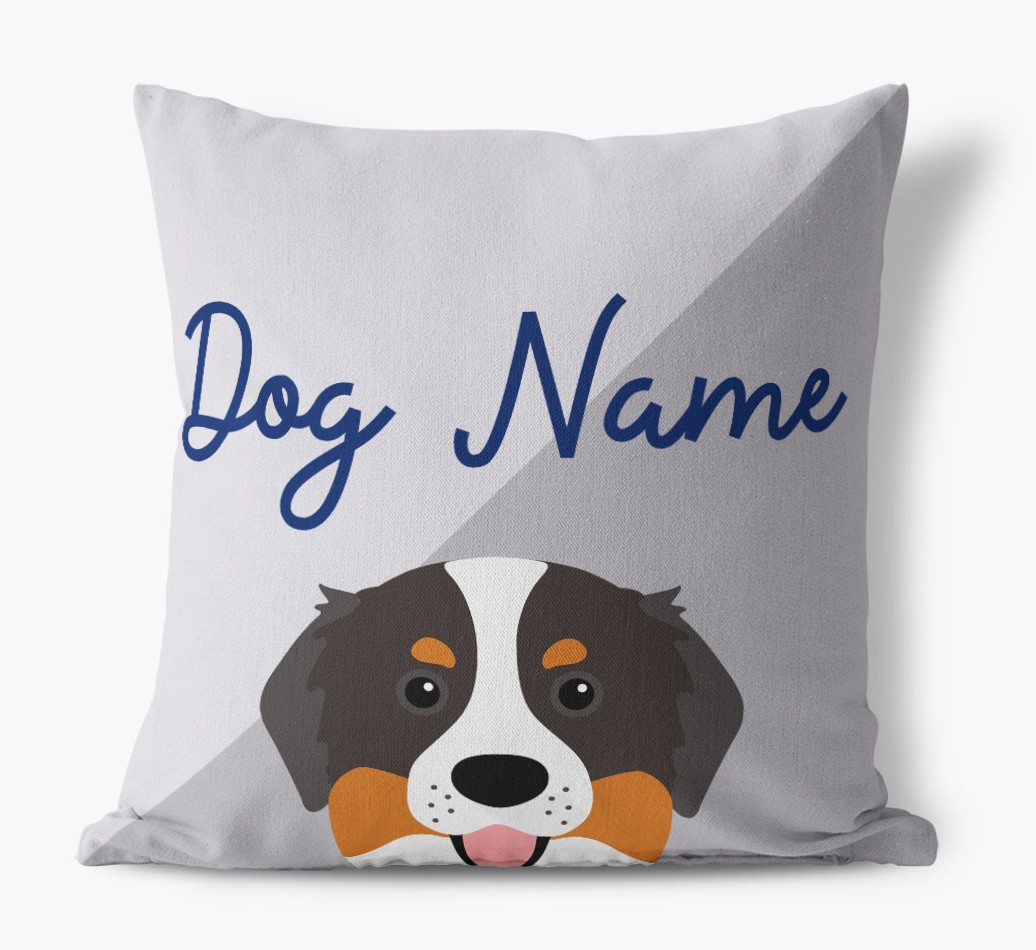 Peeking Name: Personalised {breedFullName} Cushion