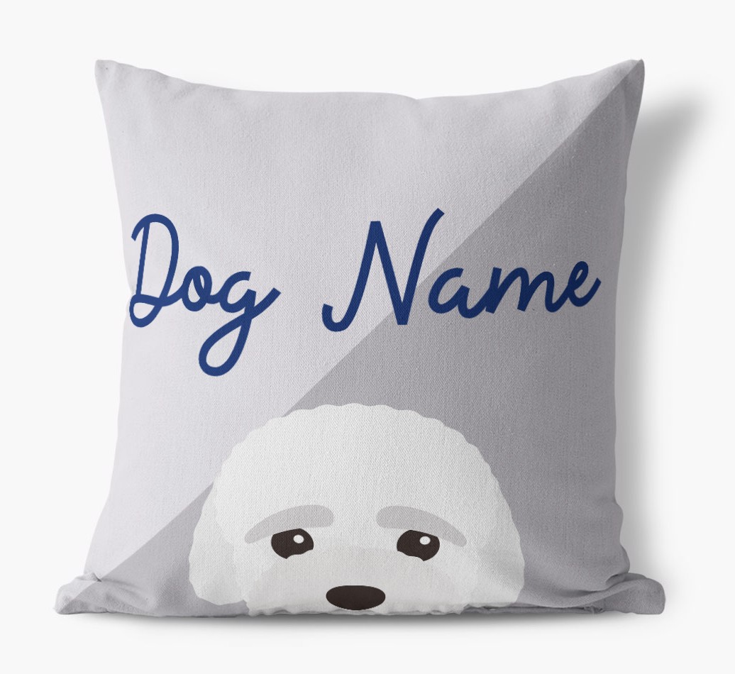 Peeking Name: Personalised {breedFullName} Cushion
