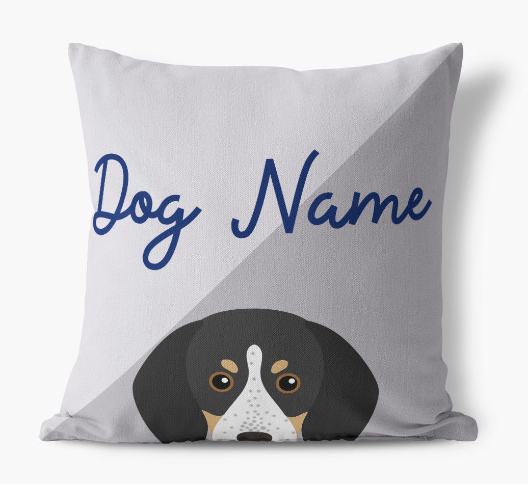 Peeking Name: Personalised {breedFullName} Cushion