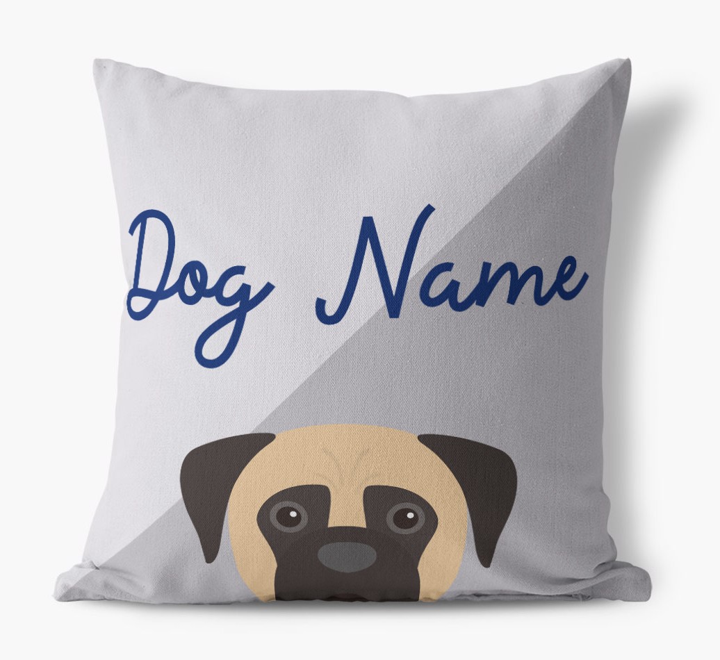 Peeking Name: Personalised {breedFullName} Cushion