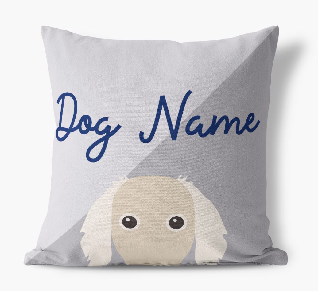 Peeking Name: Personalised {breedFullName} Cushion