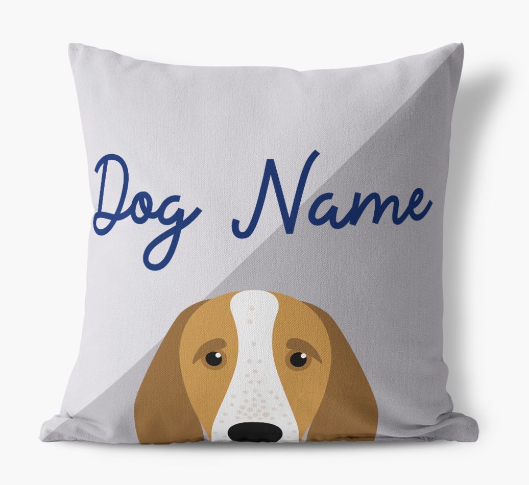 Peeking Name: Personalised {breedFullName} Cushion