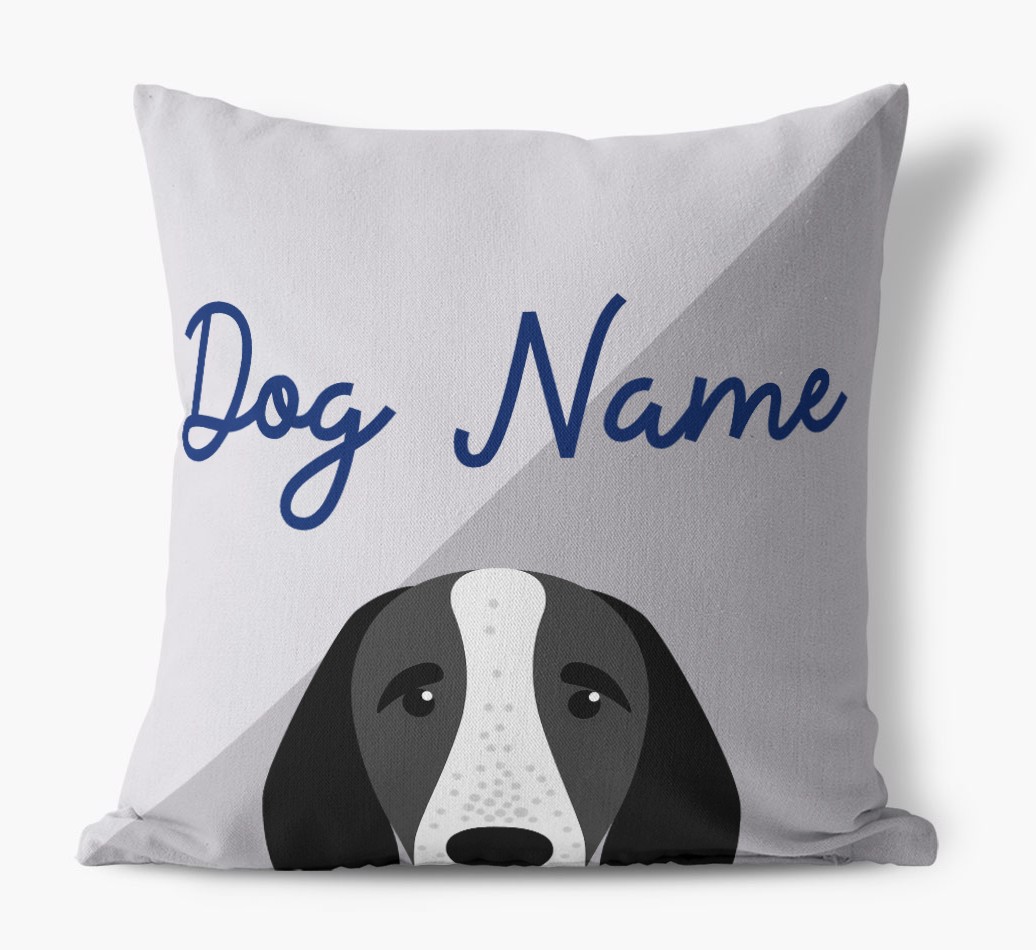 Peeking Name: Personalised {breedFullName} Cushion