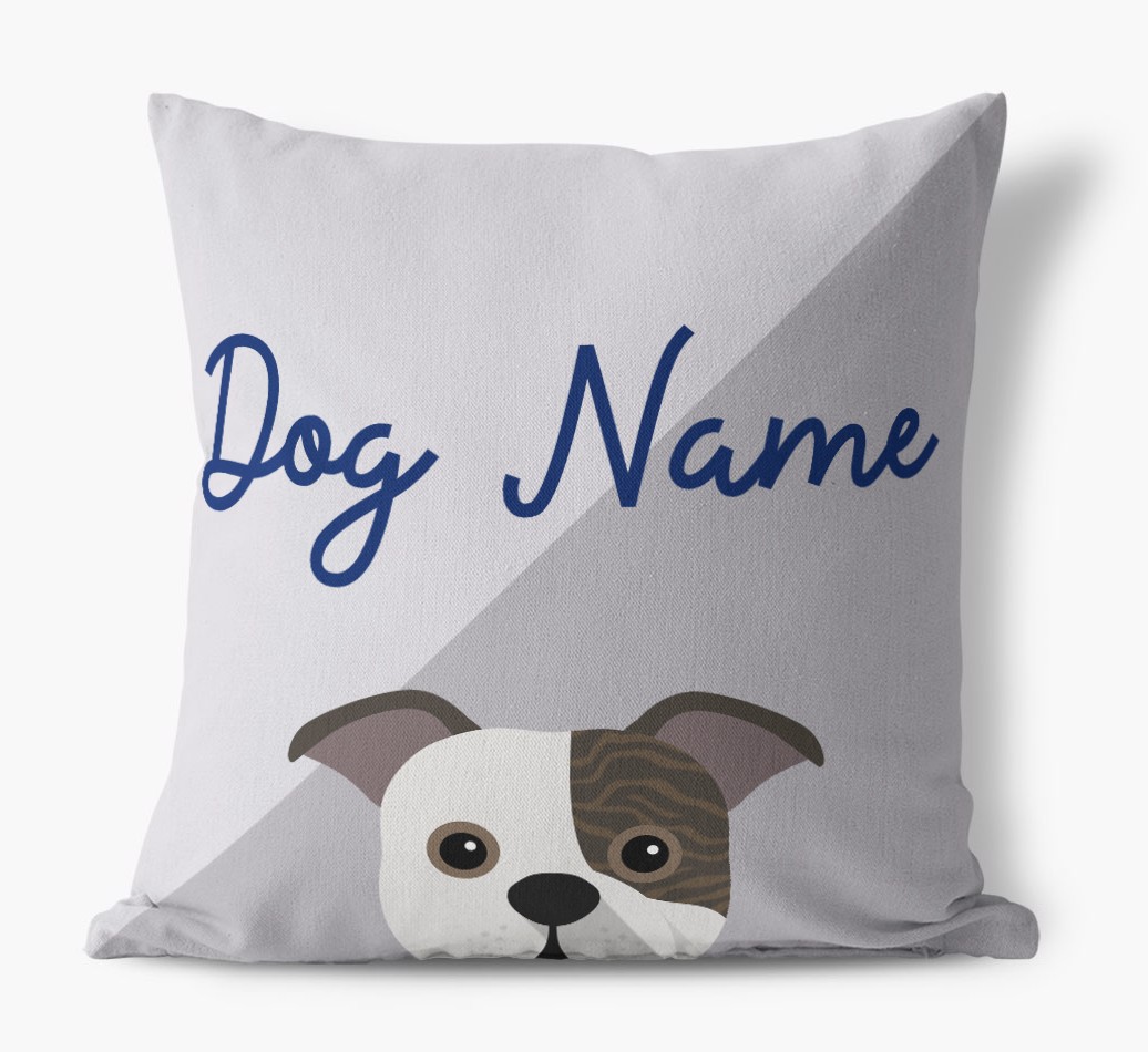 Peeking Name: Personalised {breedFullName} Cushion