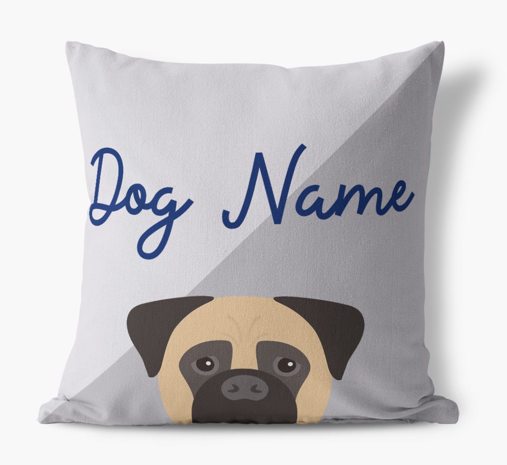 Peeking Name: Personalised {breedFullName} Cushion