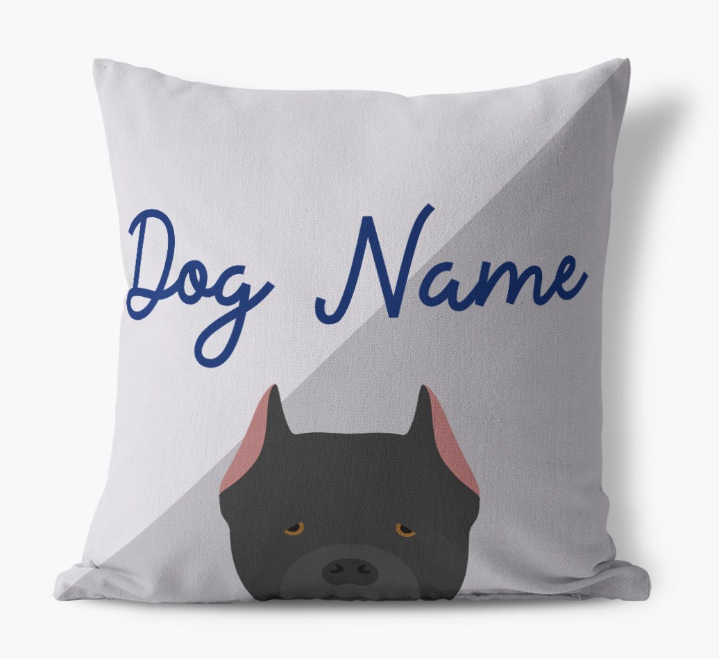 Peeking Name: Personalised {breedFullName} Cushion