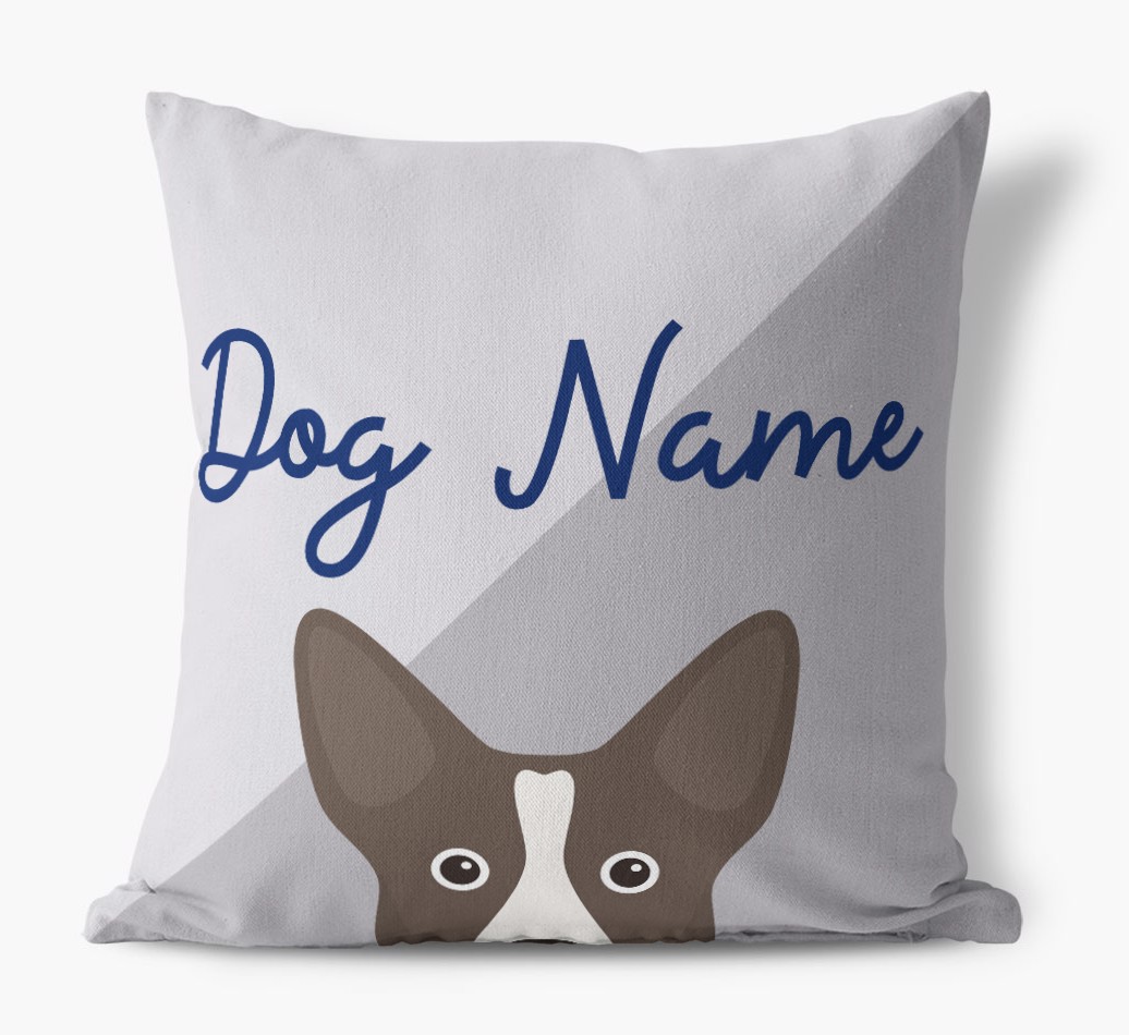 Peeking Name: Personalized {breedFullName} Pillow