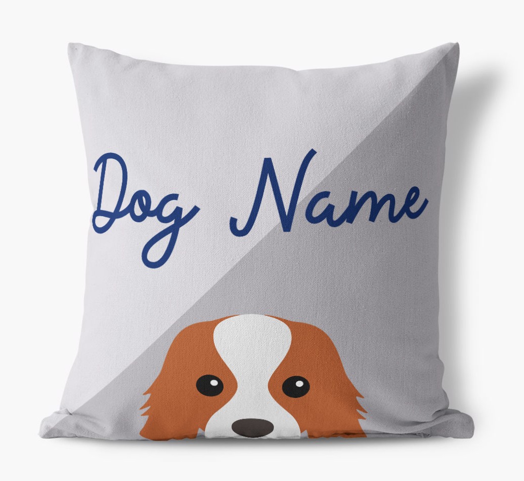 Peeking Name: Personalised {breedFullName} Cushion